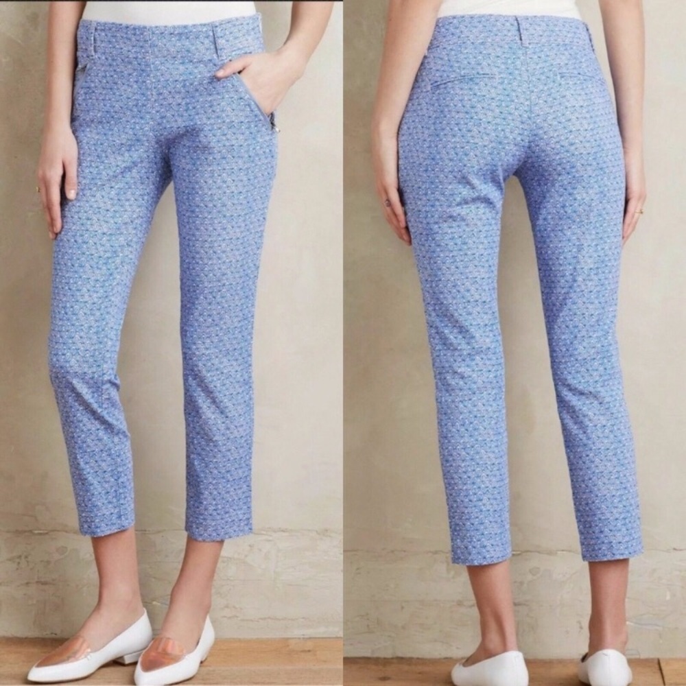 Anthro Cartonnier Charlie Trouser Seashell